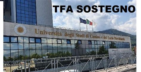 università di cassino tfa 2023 - corso tfa sostegno 2022 2023